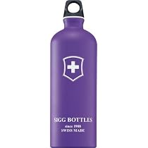 SIGG Classic - Swiss Cross Water Bottle (1.0-Liters, Violet Touch)