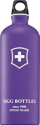 SIGG Classic - Swiss Cross Water Bottle (1.0-Liters, Violet Touch)