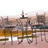 KALCO F700BA VINE PUB TABLE, TABLE GLASS INCLUDED