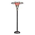 Fixed Outdoor Patio Heater, Natural Gas, Black Finish