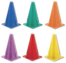 9 Inch Colored Training Cones Set of 20