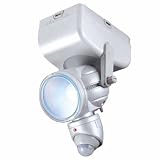 ライテックス(RITEX) 3W LED 乾電池式センサーライト ホワイトメタリック LED-80
