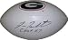 Fran Tarkenton signed Georgia Bulldogs Logo Football CHOF87