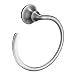 KOHLER K-11377-G Forte Sculpted Towel Ring, Brushed Chrome