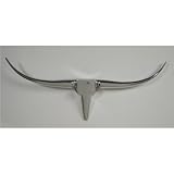 ALU STIER H�RNER von DESIGN DELIGHTS deko tier geweih wandbild jagdtroph�e silber