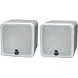 Pyle PCB4WT 4" 200 Watt White Mini Cube Speakers