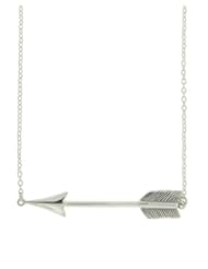 Tashi Sterling Silver Arrow Necklace