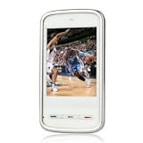 MINI5800(KA09) Dual Card Quad Band Ultra-thin Flat Touch Screen Cell Phone White