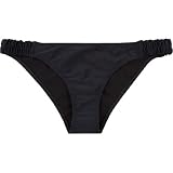 FULL TILT Solid Smocked Side Bikini Bottoms