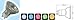 Kitchen & Housewares : 12 x LED GU10 lamp, 230Vac - White