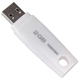 Toshiba TransMemory 2GB USB 2.0 Flash Drive (White/Green)