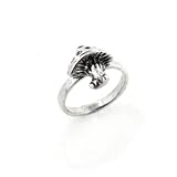 Mushroom Ring Toddler Child Kids Sterling Silver(Sizes 1,2,3,4)