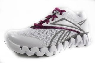 Reebok Women's Zig Fuel Running Shoe,White/Brazen Berry/Pewter/Black,6.5 M US