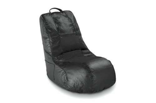 Ace Bayou ABC Life Style Furniture Lycra Video Bean Bag, Black/Black