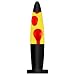 Motion Lamp - 16 inch Black Base, Red/Yellow