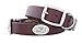 ZEP-PRO LSU Tigers Brown Leather Concho Dog Collar, Medium