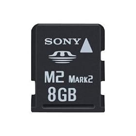 Sony MSM8/TQ - flash memory card - 8 GB - Memory Stick Micro (M2) (MSM8/TQ) -