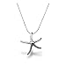 Sterling Silver Starfish Necklace title=