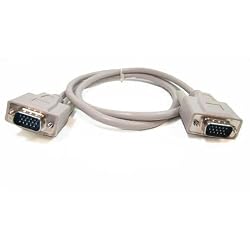 SF Cable, HD15 VGA Male/Male 15C Monitor Cable (6 Feet)