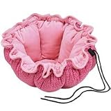 Bowsers Reversible Buttercup Bed for Dogs & Cats small flamingo bones/pink-color