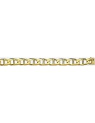 13mm 14k Fancy Hand Made Link Bracelet 8"