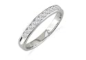10K White Gold Round Diamond Anniversary Ring (1/2cttw. J/K I2)