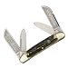 Hen & Rooster Knives 224DSCH Coon Hunter Congress Pocket Knife with Genuine Stag Handles