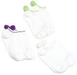 Jefferies Socks Girls  Pom Pom Ped (4 Pk)