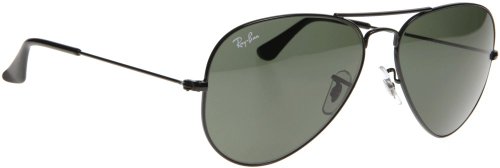 Ray Ban RB 3025 l Aviator Large Metal Black l G-15XLT-58