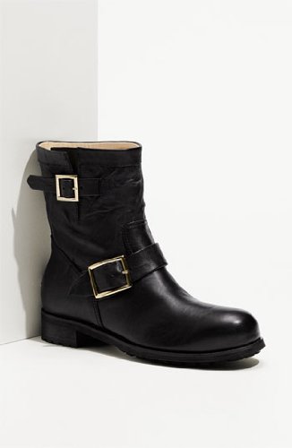 Jimmy Choo 'Youth' Short Biker Boot