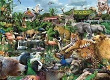 What A Zoo! 300 pc Jigsaw Puzzle by White Mountain