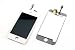 White Ipod Touch 4th Lcd Display Screen + Touch Glass Screen Digitizer Assembly + White Home Button