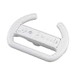 Skque Steering Wheel White for Nintendo Wii Game System