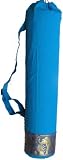 Silver cotton yoga mat bags- SKY BLUE