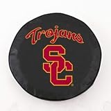 USC Trojans Black Tire Cover, Small