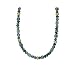  : STERLING SILVER AVENTURINE FRESHWATER CULTURED PEARL NECKLACE BY SAJEN 18 20