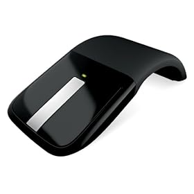 Microsoft - Arc Touch Mouse - Souris sans fil design flexible - Optique - Nano-r�cepteur - Technologie Bluetrack - Noir