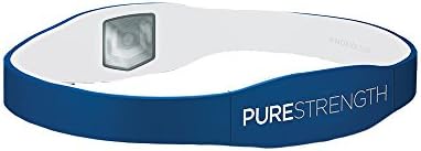 PureStrength Pure Series Ion Charged Ionic Wristband (XS, Blue/White)