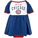 Majestic Chicago Cubs Infant Girls Royal Blue Creeper Dress