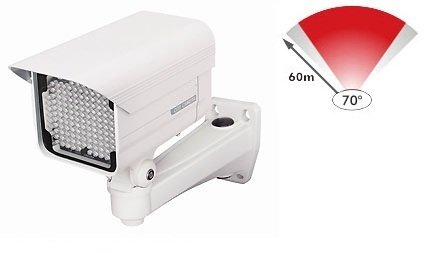 Outdoor High Performance Infrared Illuminator, 70 Degrees Angle, Range up to 200FT (DSC-IL06)