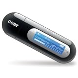 Coby MP300-4G MP3 Player with 4 GB Flash Memory, USB Drive and LCD - Black