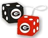 Georgia Bulldogs Fuzzy Dice
