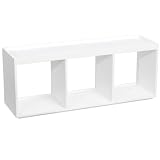 Wolf Designs 459847 Cubby 3-Piece Winder Storage White Watch Cabinet