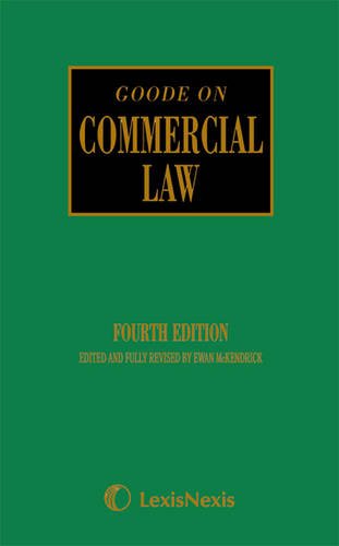 Goode: Commercial Law
