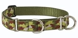 Lupine Large Martingale Style Dog Collar - Bone Hunter 15-22"