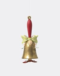 Department 56 Krinkles Red Ding Dong Bell Christmas Ornament #796576