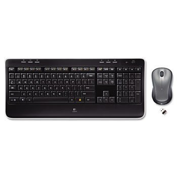 Logitech MK520 Wireless Desktop Set, Keyboard/Mouse, USB, Black-- by BND 97855066718 920002553
Logitech MK520 Wireless Desktop Set, Keyboard/Mouse, USB, Black-- by BND 97855066718 920002553