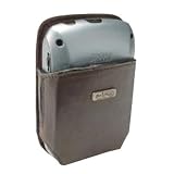 Red Prima Blackberry 6200 / 7200 Premium Leather Low Profile Jacket Holster Case With Removable Belt Cli