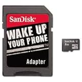 MEMORY,CARD,8GB, W/ADP,BK