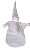 Organic Egyptian Cotton Flannel Sleeping Doll & Teether in Blue